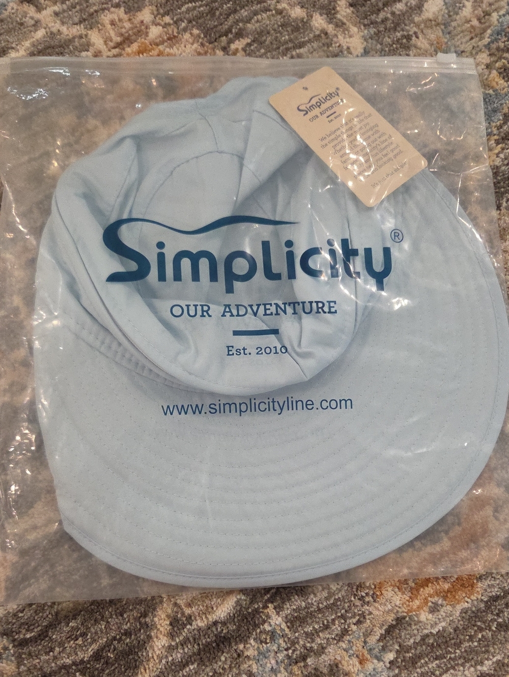 Simplicity Womens Sun Hat — Light Blue